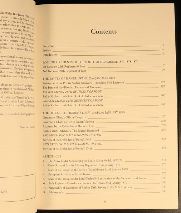 The Noble 24th by Norman Holme 1999 British Zulu War Military History Book 1st