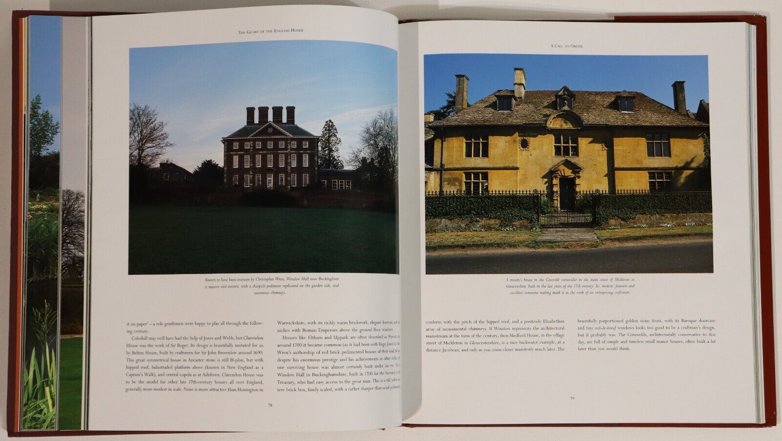 1991 The Glory Of The English House British Architecture History Book