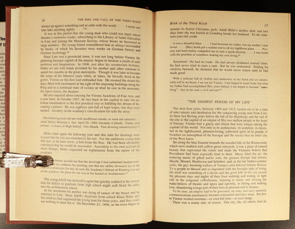 1978 The Rise & Fall Of The Third Reich by W.L. Shirer Military History Book WW2