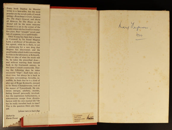 1969 House On The Strand by Daphne Du Maurier Vintage 1st Edition Fiction Book