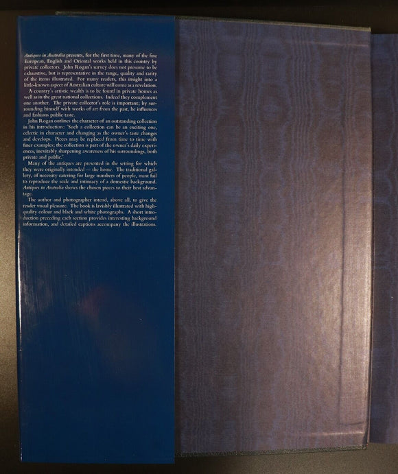 1975 Antiques In Australia by John P. Rogan Antique & Collectible Reference Book