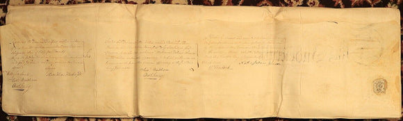 1789 Indenture Conveyance English Legal Document Manuscript Vellum Lease