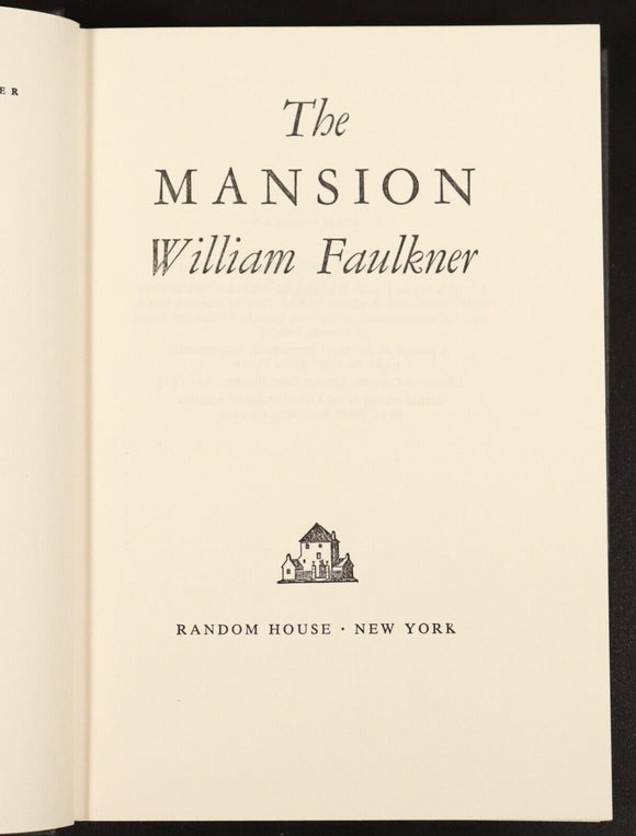1964 3vol Snopes A Trilogy by W. Faulkner American Fiction Book Set The Hamlet