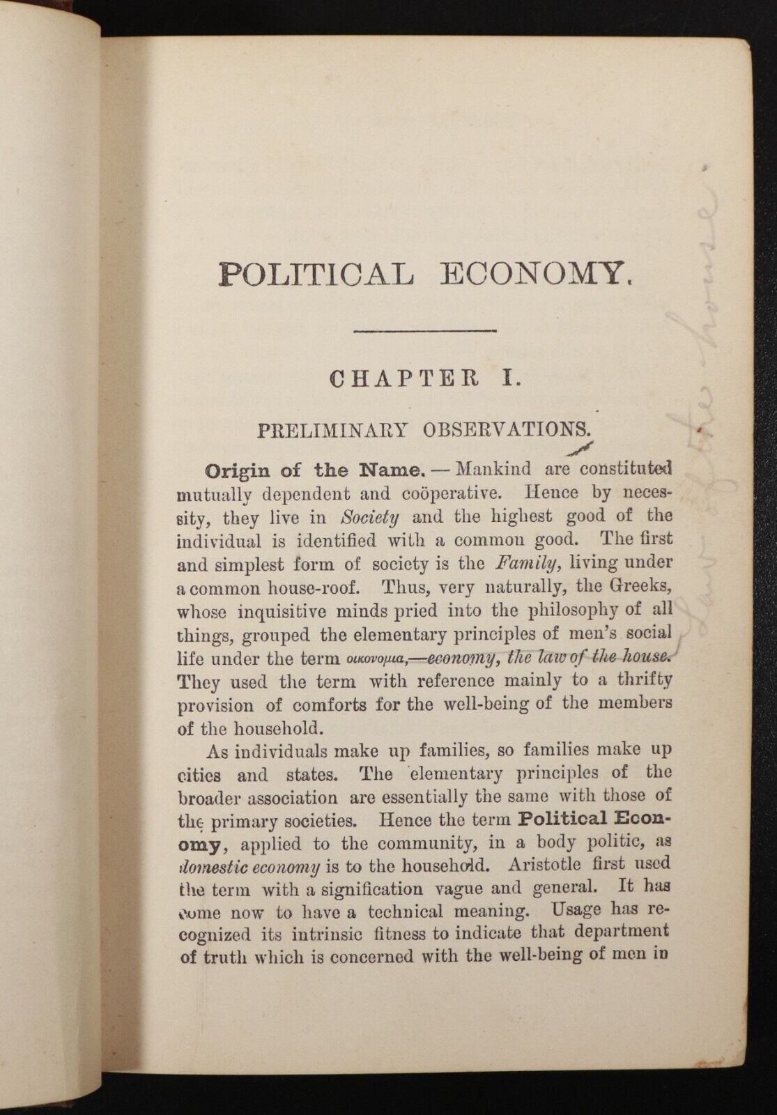 1886 The Elements Of Political Economy by F. Wayland Antique Economics Book