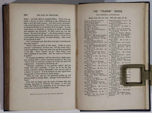 c1905 The Gold Of Chickaree by Susan & Anna Warner Antique Fiction Book