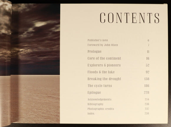 2011 Lake Eyre Heart Of The Continent by Paul Lockyer Australian History Book