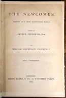 1885 The Newcomes by William Makepeace Thackeray Antique Fiction Book-4