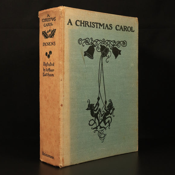 1933 A Christmas Carol: Charles Dickens Antique Fiction Book Arthur Rackham