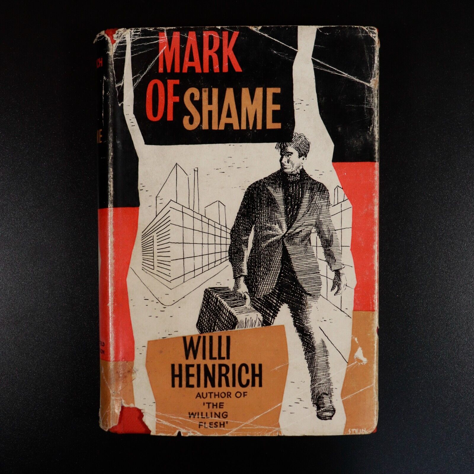 1959 Mark Of Shame by Willi Heinrich Vintage German WW2 Military Fiction Book