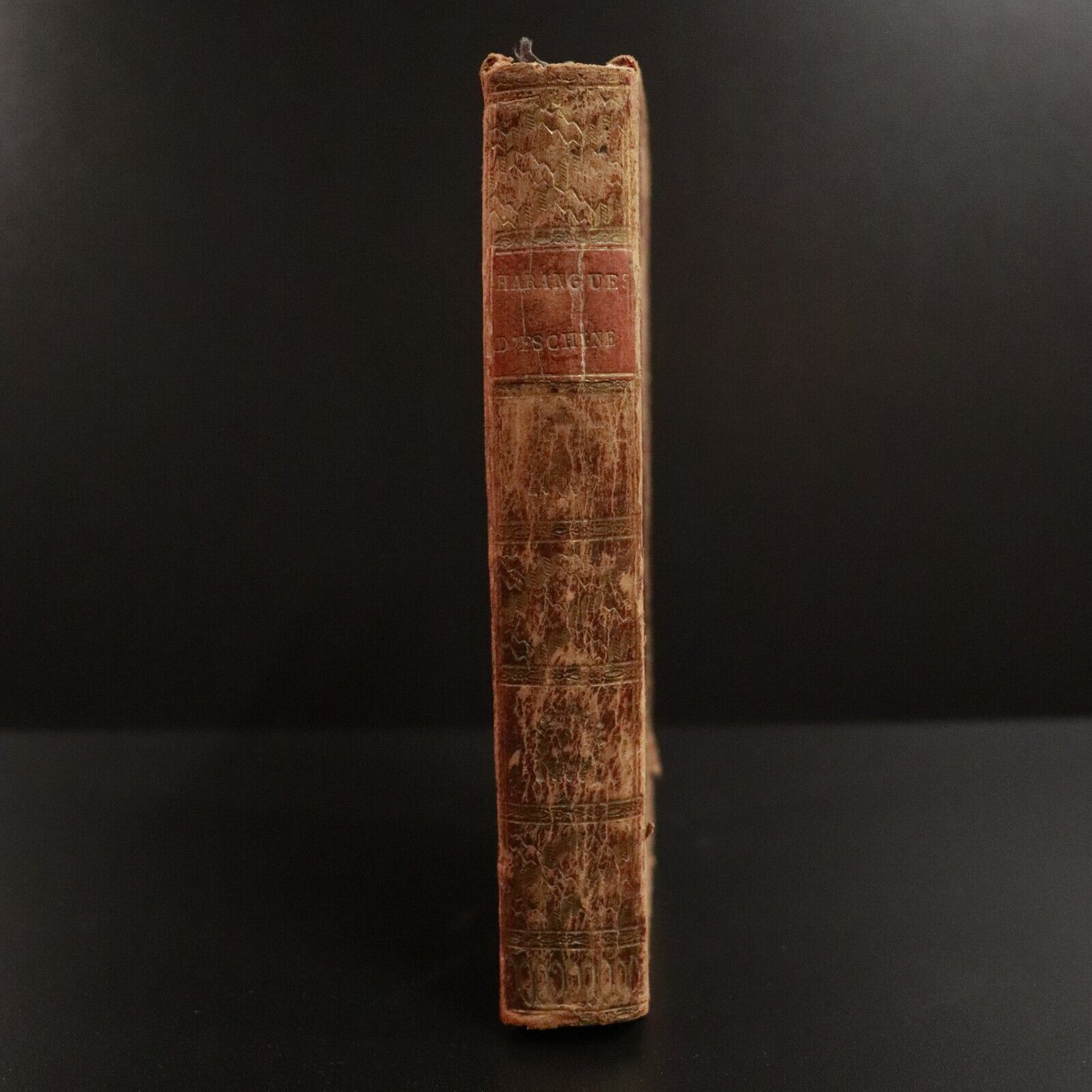 1764 Harangues D Eschine Et De Demosthene by M. Millot French Antiquarian Book