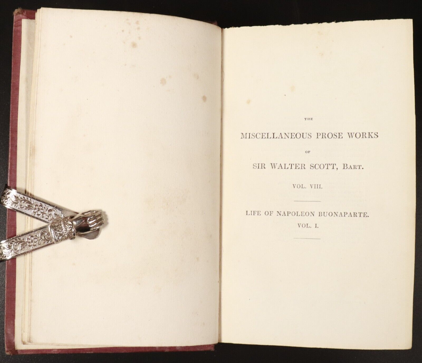 1834 8vol Life Of Napoleon by Walter Scott Antiquarian History Books Prose Works