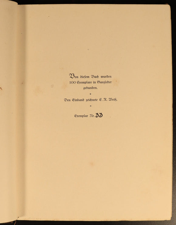 1919 Das Kalte Herz by Wilhelm Hauff Antique German Childrens Fairytale Book