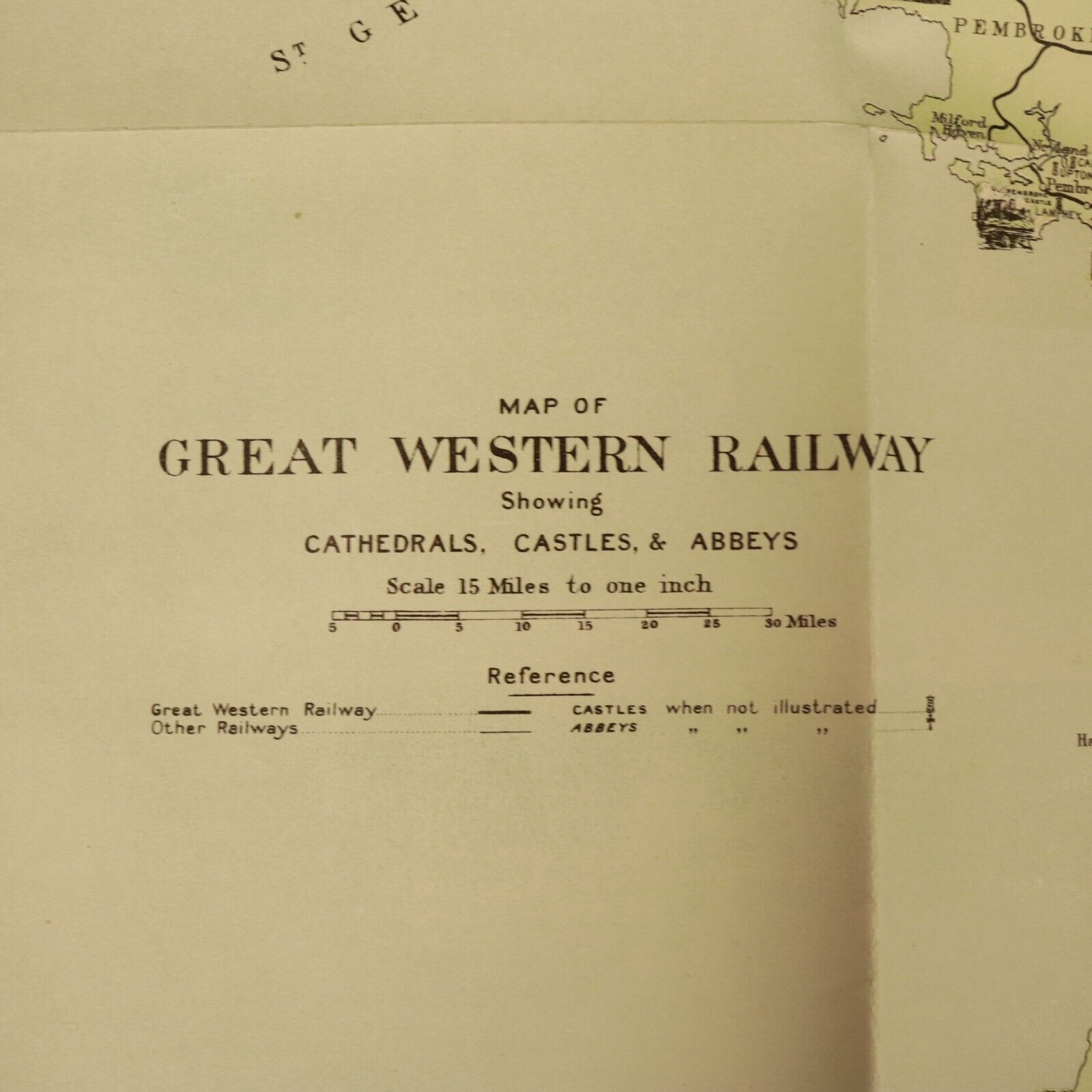 1926 Abbeys by M.R. James Antique British Architecture Book Great Western Rail