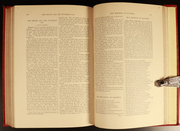 The Casquet Of Literature by Charles Gibbon 6vol c1877 Antique History Book Set