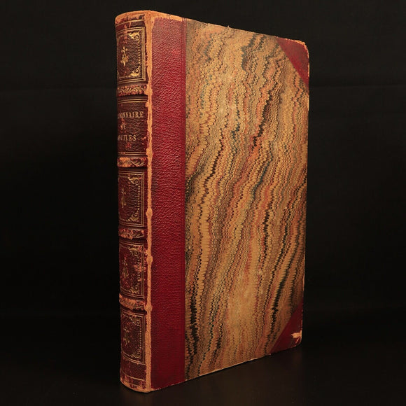 1841 Dictionnaire Des Conciles Par Filsjean Antiquarian French Theology Book