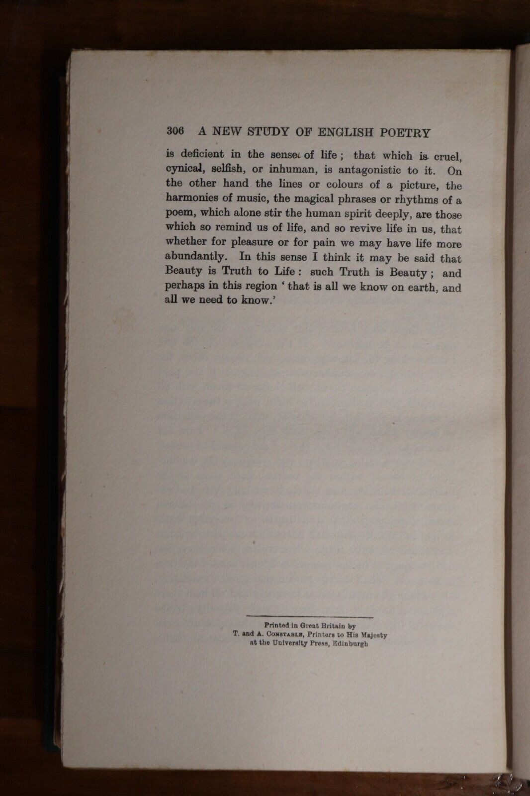 1919 A New Study Of English Poetry by H Newbolt Antique British Poetry Book