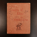 c1895 Some Essays Of Elia by Charles Lamb Antique British Literature Book-8