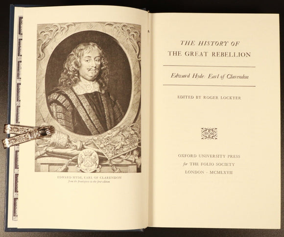 1967 The History Of The Great Rebellion Folio Society Military History Book