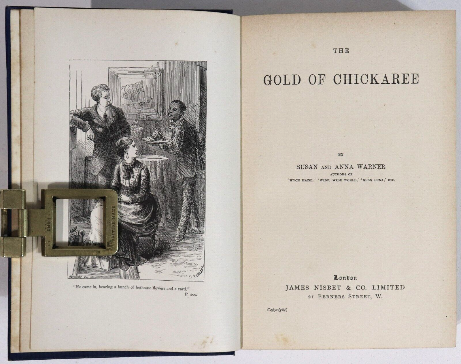 c1905 The Gold Of Chickaree by Susan & Anna Warner Antique Fiction Book - 0