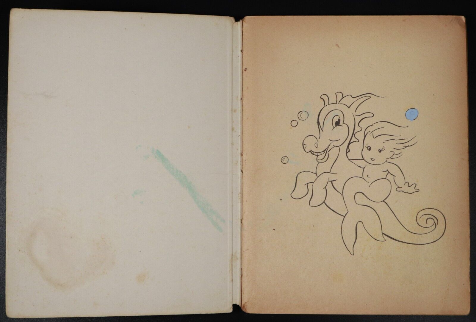 c1939 Walt Disney's Merbabies & Other Stories Antique Childrens Book John Sands