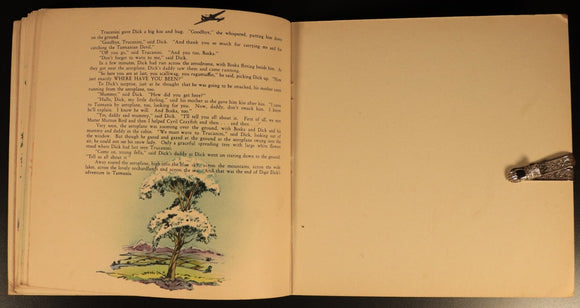 1946 Digit Dick & Tasmanian Devil Antique Australian Childrens Book 2nd Edition