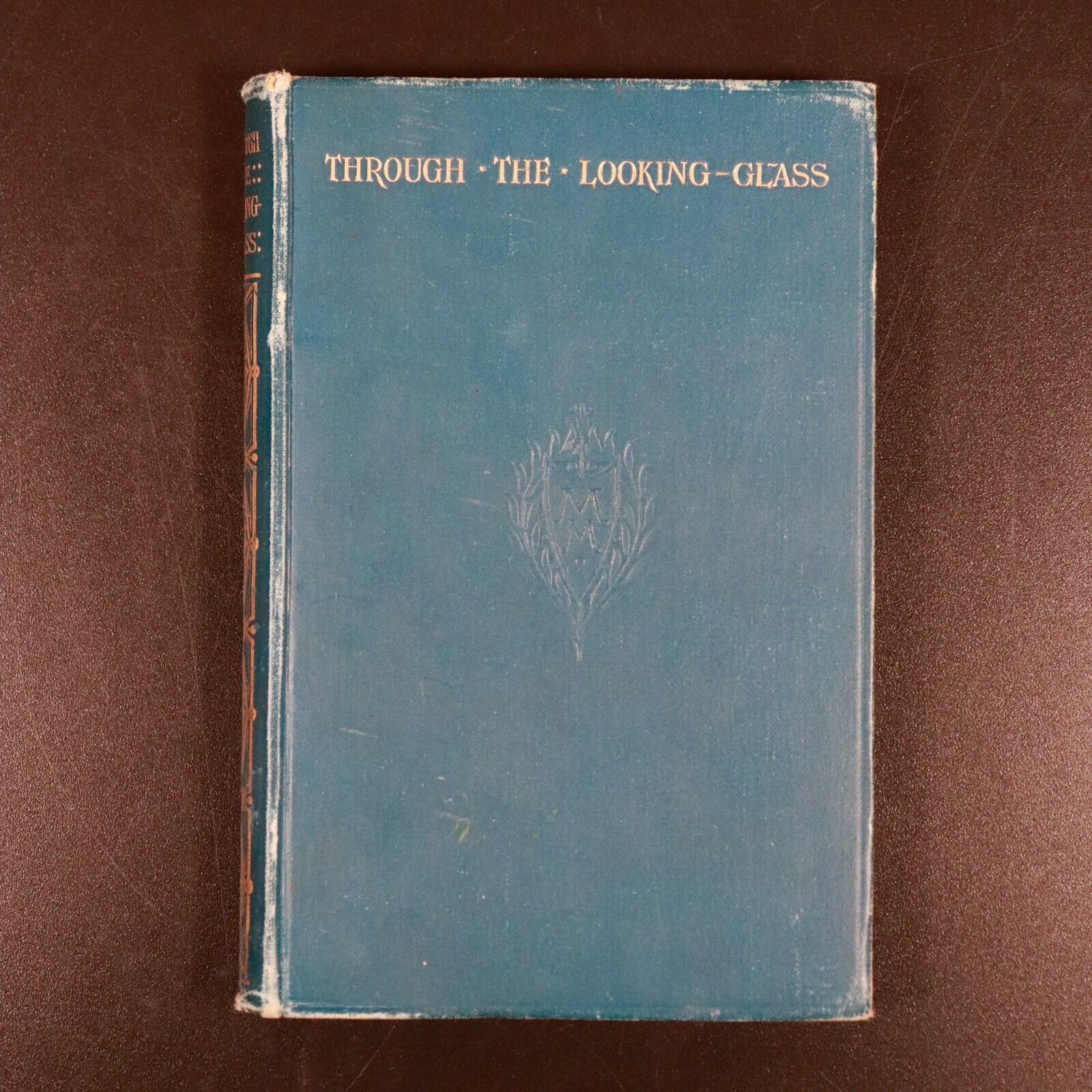 1904 Through The Looking-Glass by Lewis Carroll Antique Illustrated Fiction Book