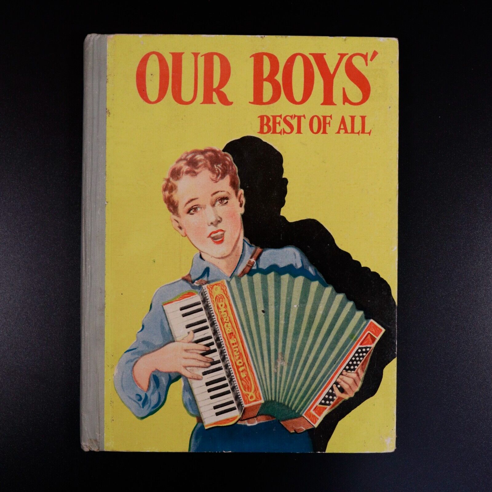 c1940 Our Boys Best Of All Antique Illustrated British Childrens Book