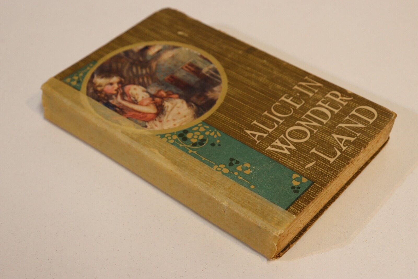 1923 Alice's Adventures In Wonderland by Lewis Carroll Antique Fiction Book