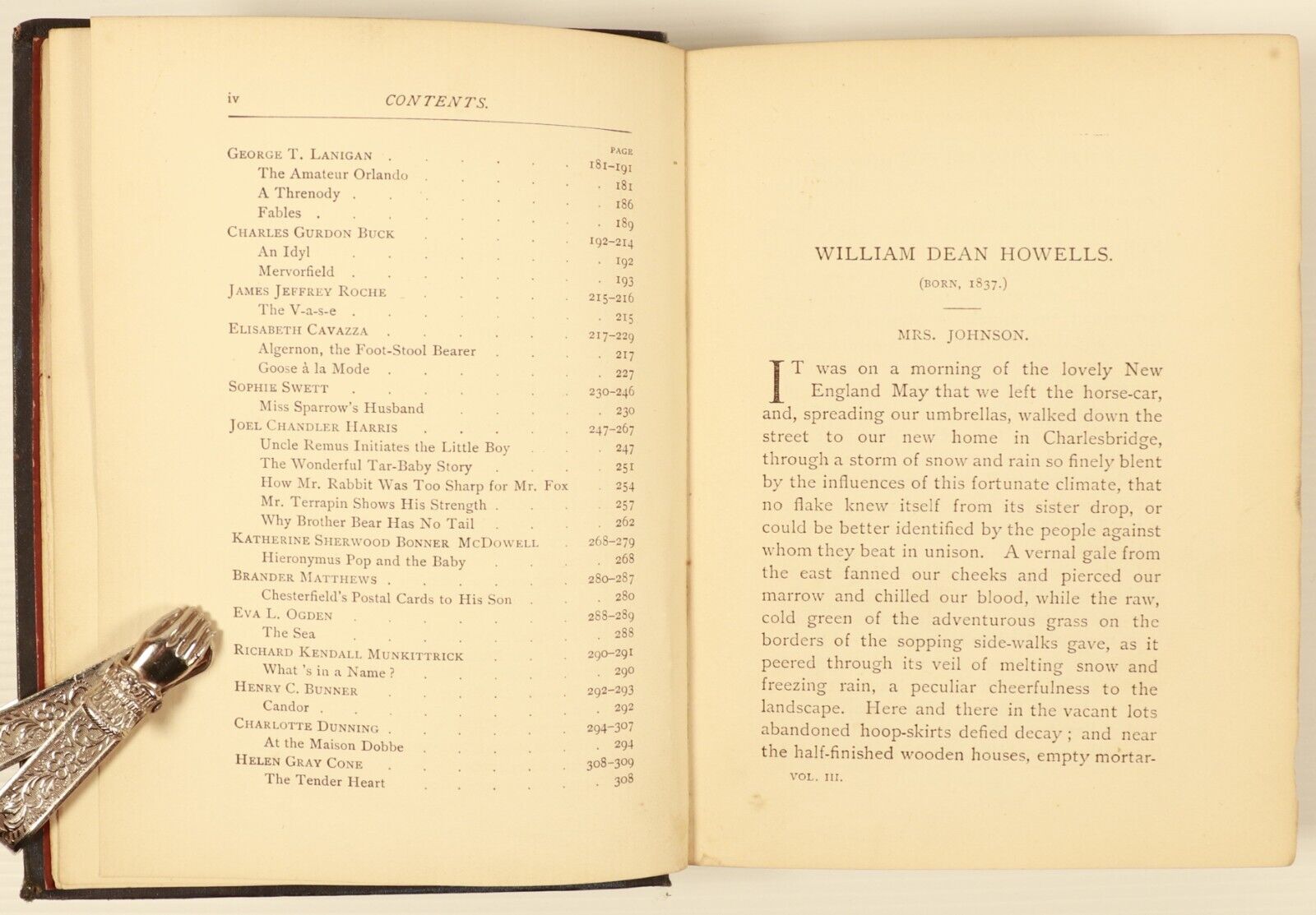 1886 Humorous Masterpieces Of American Literature Antique Literature Book