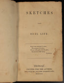 1842 Sketches From Real Life Antique British Literature Book Edinburgh Bookplate-6