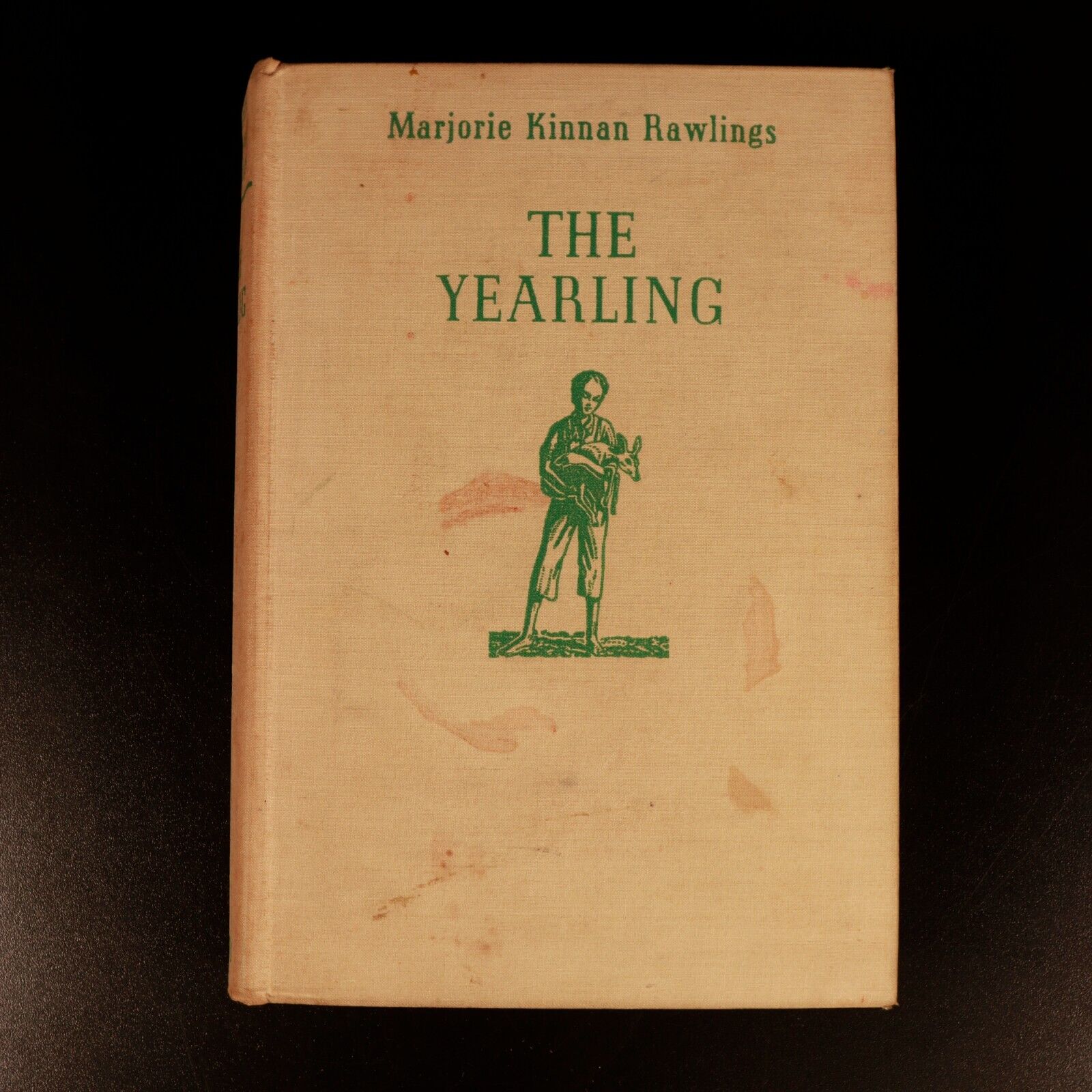 1938 The Yearling by Marjorie Kinnan Rawlings Antique American Fiction Book