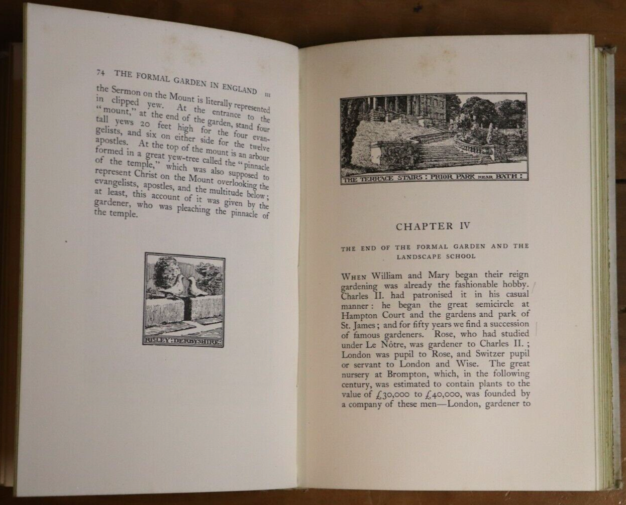 1901 The Formal Garden In England by R. Blomfield Antique Garden Design Book