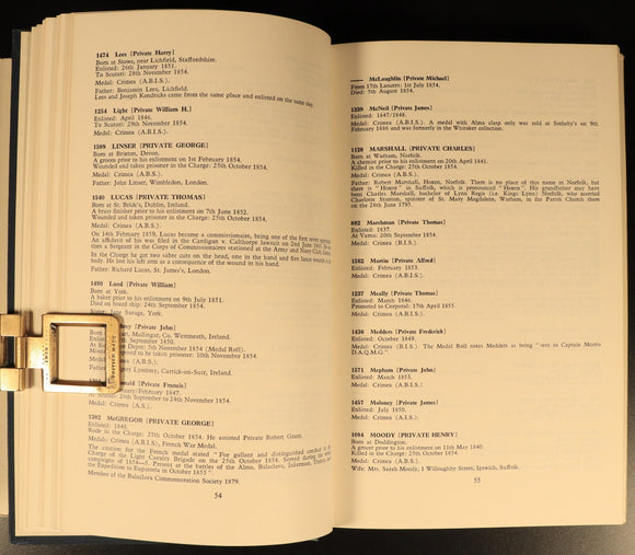 Honour The Light Brigade WM Lummis 1973 Military History Book Crimean War 1st