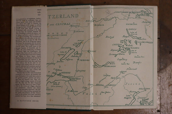 1950 Switzerland by John Russell - BT Batsford Antique Travel History Book