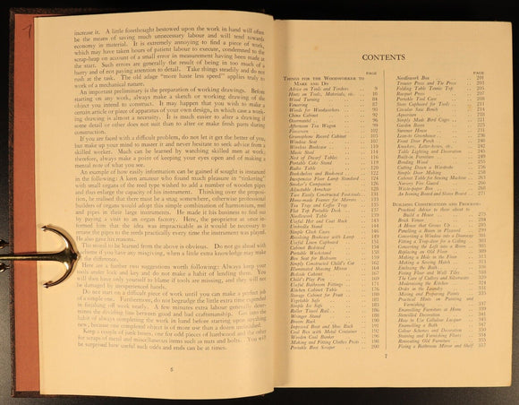 Practical Man's Book Of Things To Make & Do c1936 Antique Reference Book