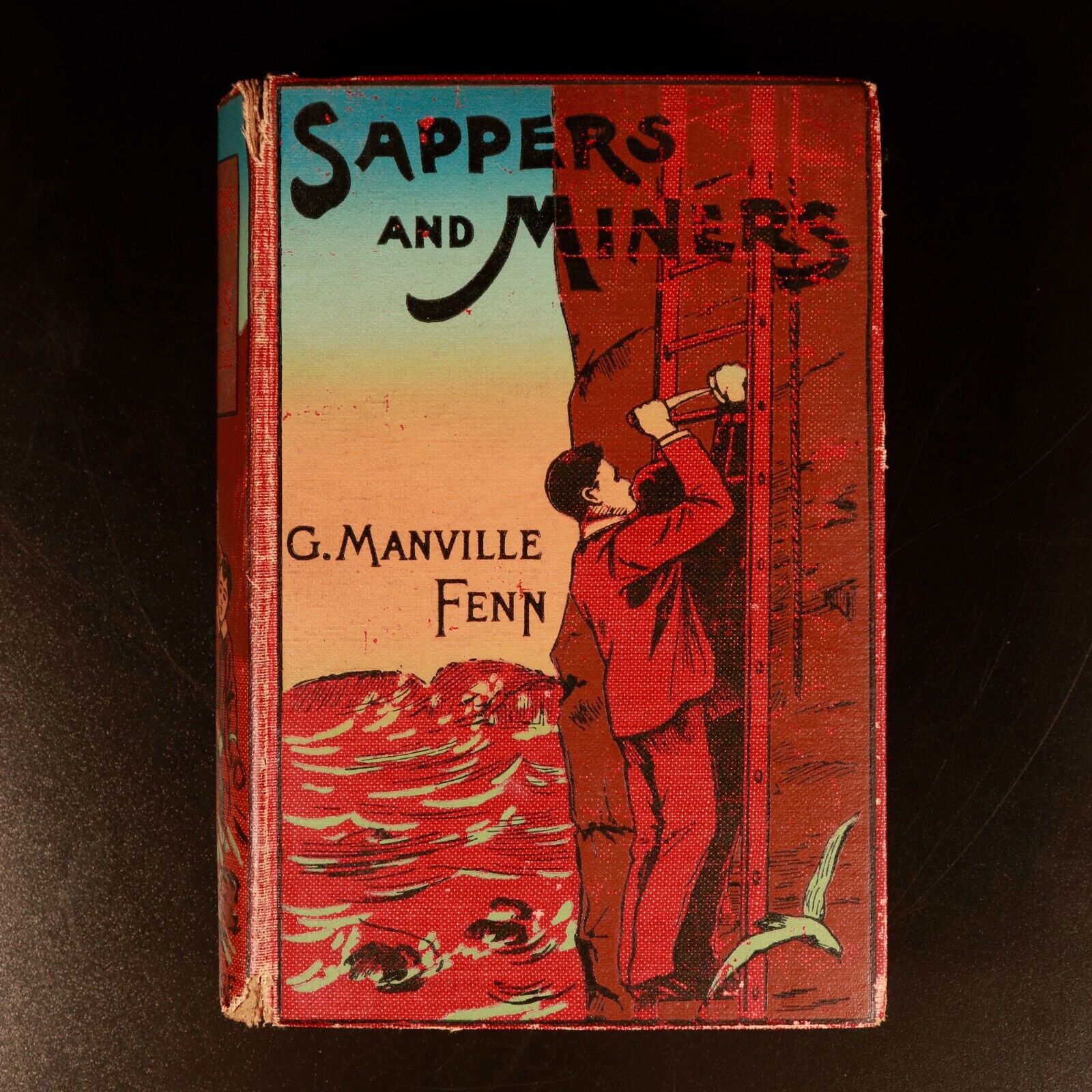 c1910 Sappers & Miners by Geo. Manville Fenn Antique British Fiction Book