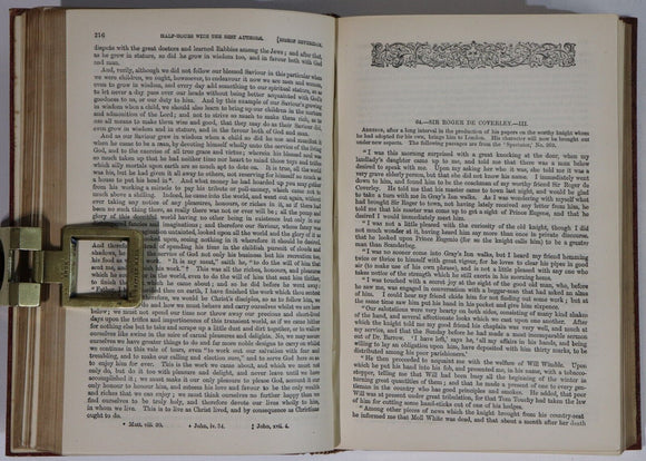 c1875 Half Hours With The Best Authors by C. Knight Antique Literature Book Set