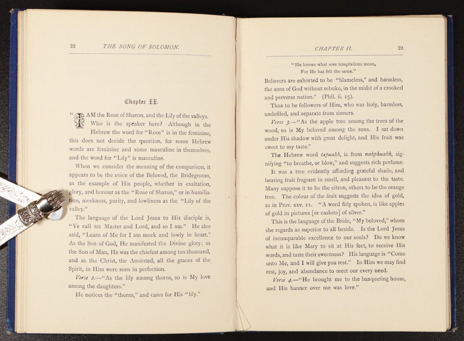 c1915 The Song Of Solomon by Thomas Newberry Antique Christian Theology Book