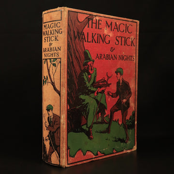 c1935 The Magic Walking Stick & Arabian Nights Antique Fiction Childrens Book