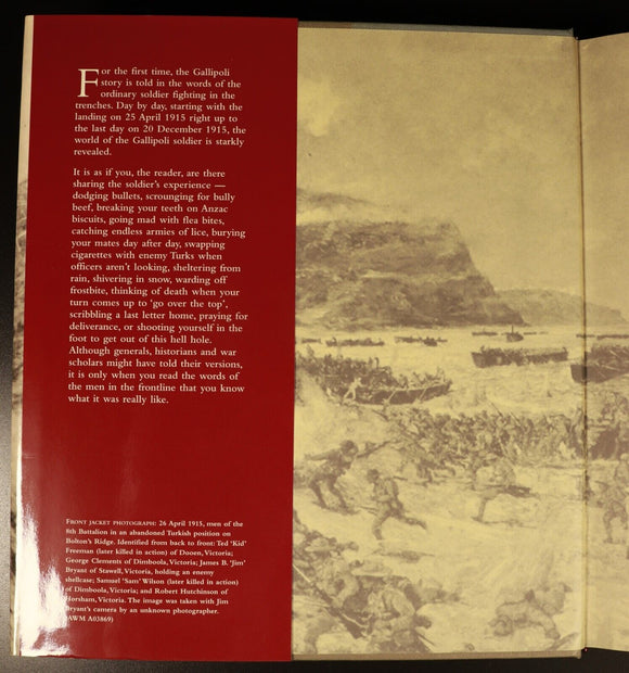 2003 Gallipoli Diaries Anzacs Own Story J. King Australian Military History Book