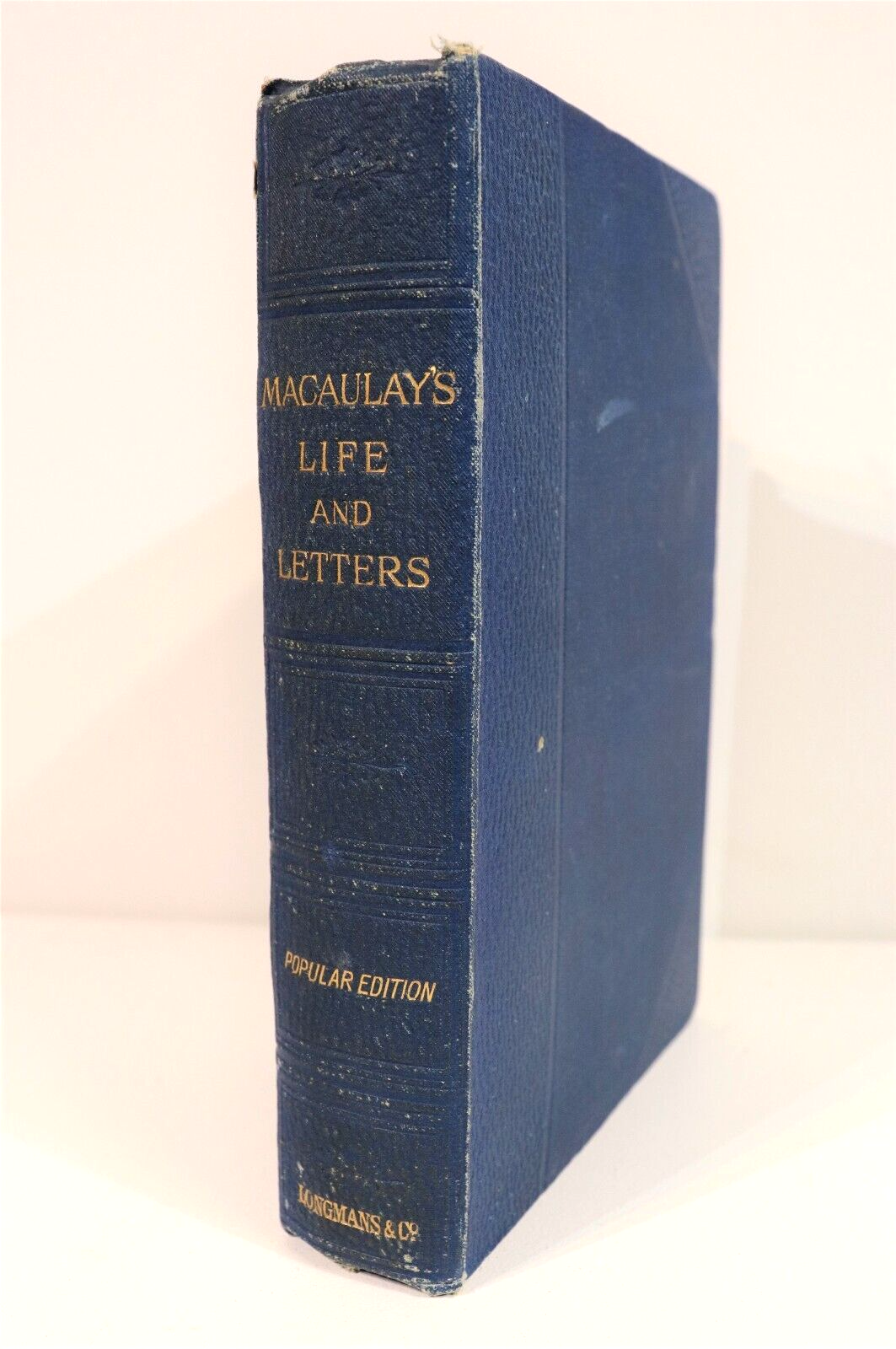 1889 The Life & Letters Of Lord Macaulay Antique British History Book