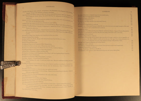 1890 Studies In Clinical Medicine by Byrom Bramwell Antiquarian Medical Book