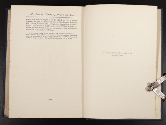 1921 4vol Mr Punch's History Of Modern England Antique British History Book Set