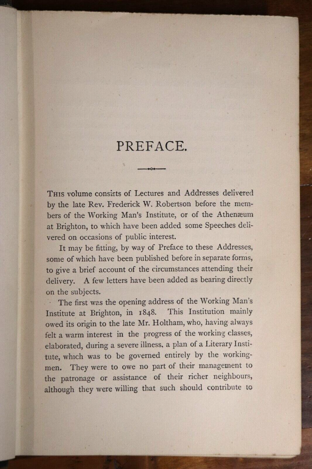 1878 Lectures, Addresses & Literary Remains Antique Literature History Book