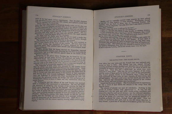 1889 Stanley Gordon: Peninsula War & Waterloo Antique Military Fiction Book