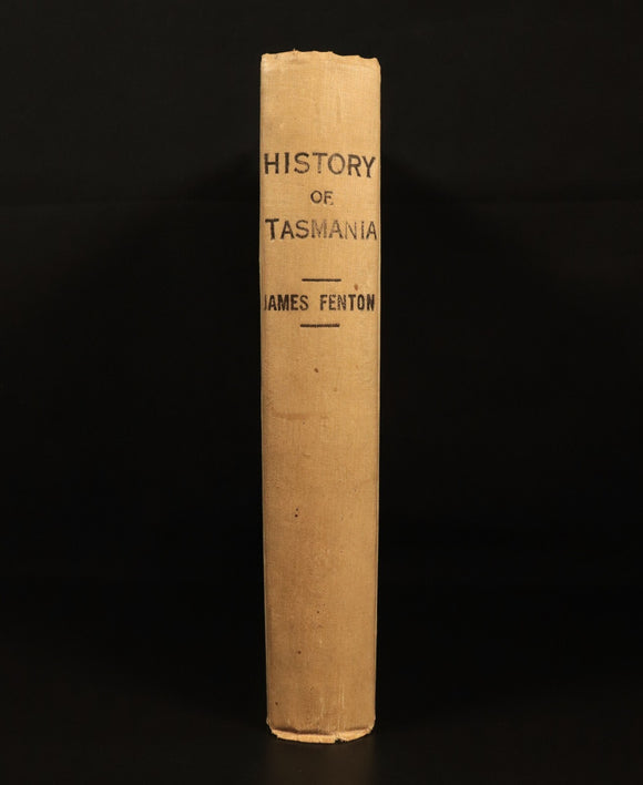 1884 History Of Tasmania From 1642 Antique Australian History Book Aboriginal