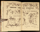 1957 These Are My People by Alan Marshall Vintage Australian History Book Mallee-4