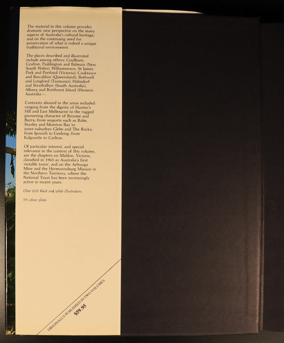 1982 Historic Places Australia 2vol Architecture Reference Book National Trust