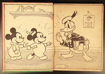 c1930's Walt Disney's Donald Duck Antique Illustrated Childrens Book Birn Bros. - 0
