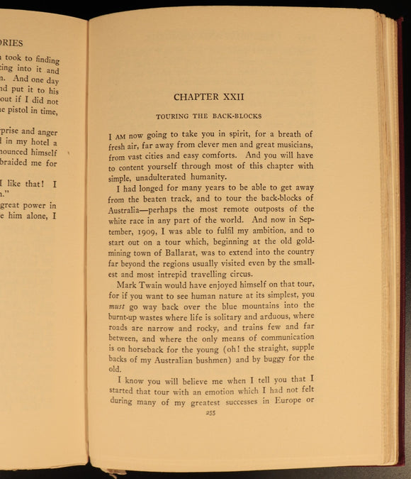 Melodies & Memories by Nellie Melba 1926 Antique Australian Music History Book